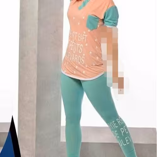 ست تیشرت شلوار 117 اسپان خالص