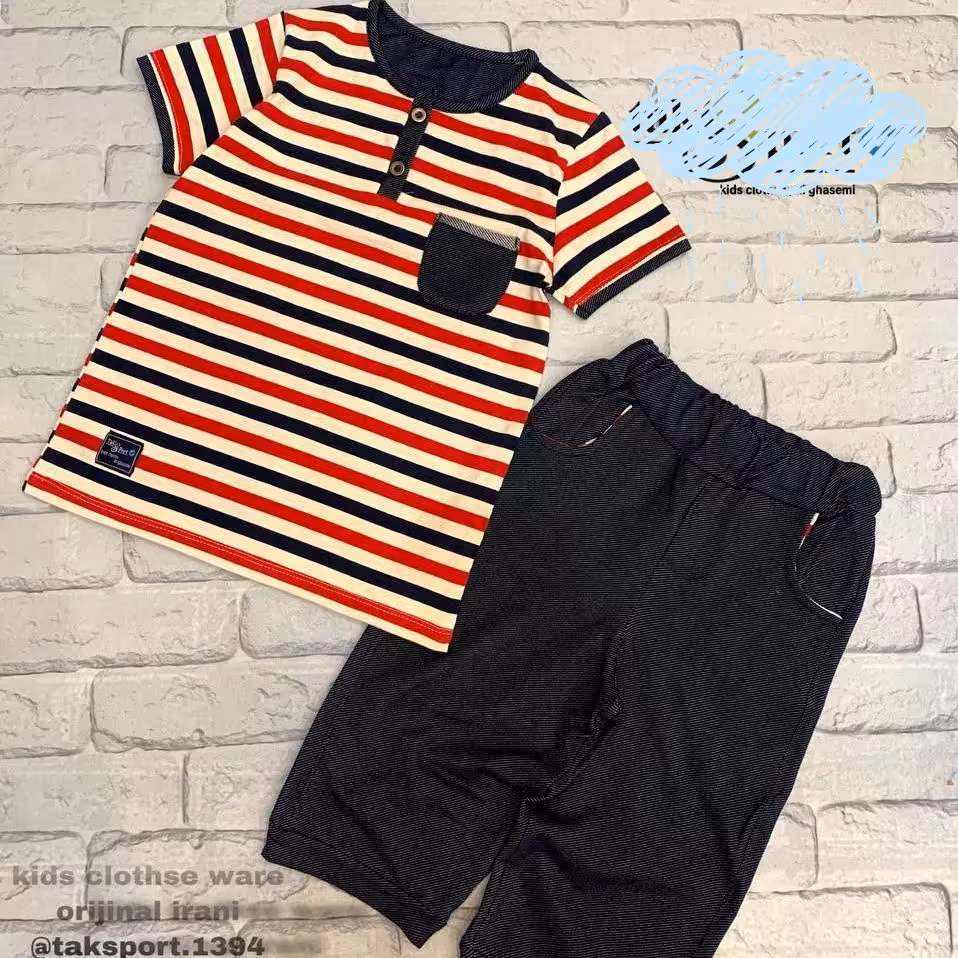 تیشرت شلوارک بیرونی پسرانه