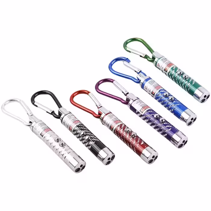 لیزر پوینتر 3 کاره چراغ قوه آویز دار طرحدار  تشخیص اسکناس جعلی