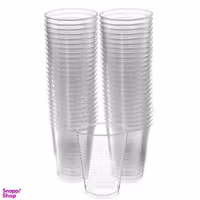 لیوان یکبار مصرف کد VIP بی رنگ بسته 500 عددی