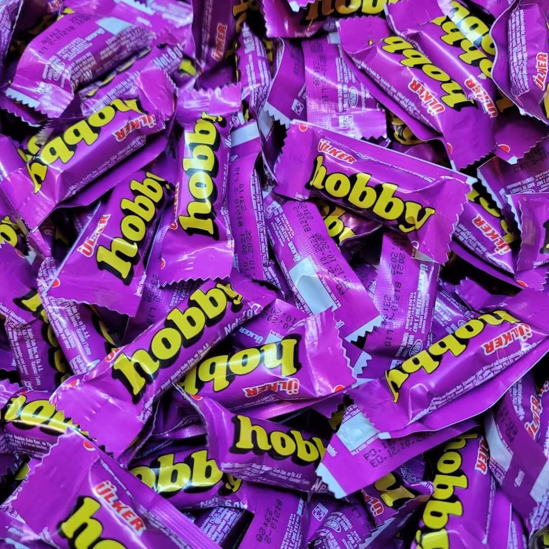 شکلات هوبی مینی عمده، 6 بسته 600 گرمی محصول برند اولکر (ارسال رایگان)