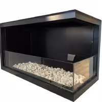 شومینه گازی دیواری دو نما ابعاد 156 در  35 (پس کرایه)