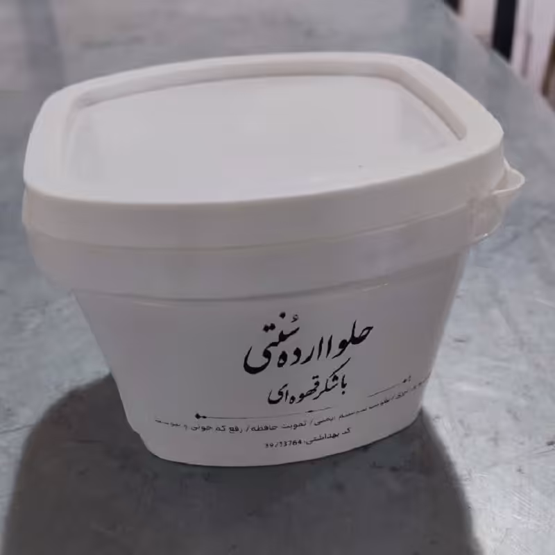 حلوا ارده ممتاز 500گرمی باشکرقهوه ای 