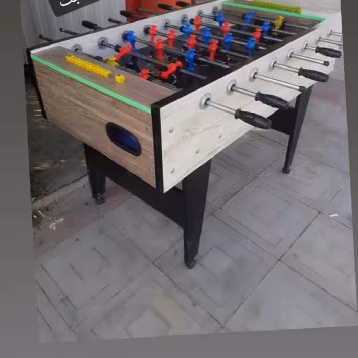 فوتبالدستی پایه ثابت لترون روکش ملامینه میله تو خالی(پس کرایه) 