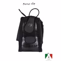 جلد بیسیم برزنتی درجه یک غلاف بیسیم نظامی مشکی 