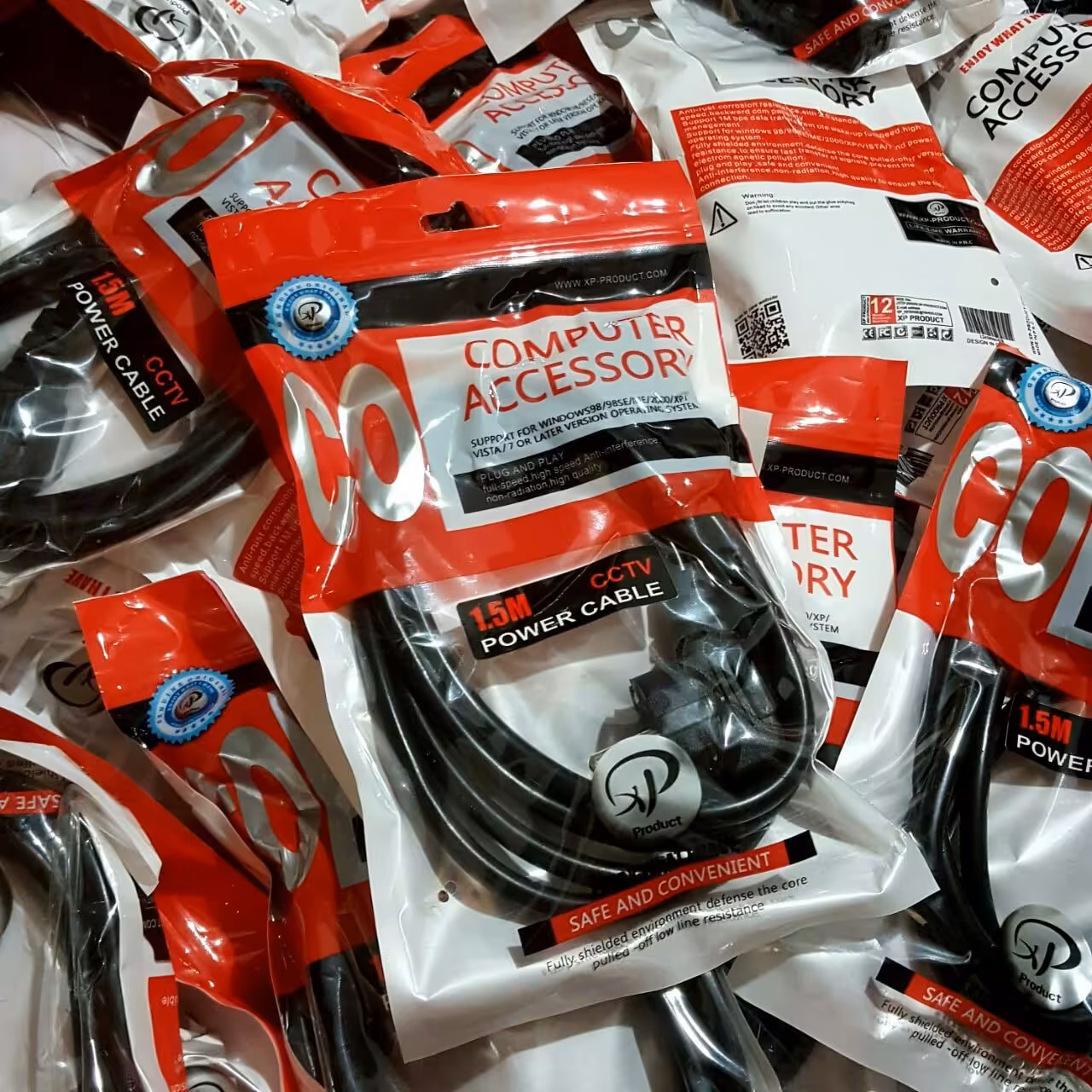 کابل 1.5 متر برق کیس و مانیتور مدل XP