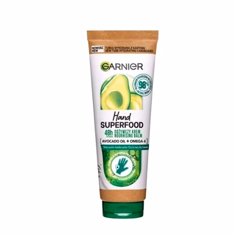 کرم دست مدل آووکادو و امگا6 سری Hand Superfood گارنیر 75 میل