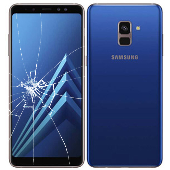 تعویض گلس گوشی موبایل گلکسی A8 Plus 2018 سامسونگ