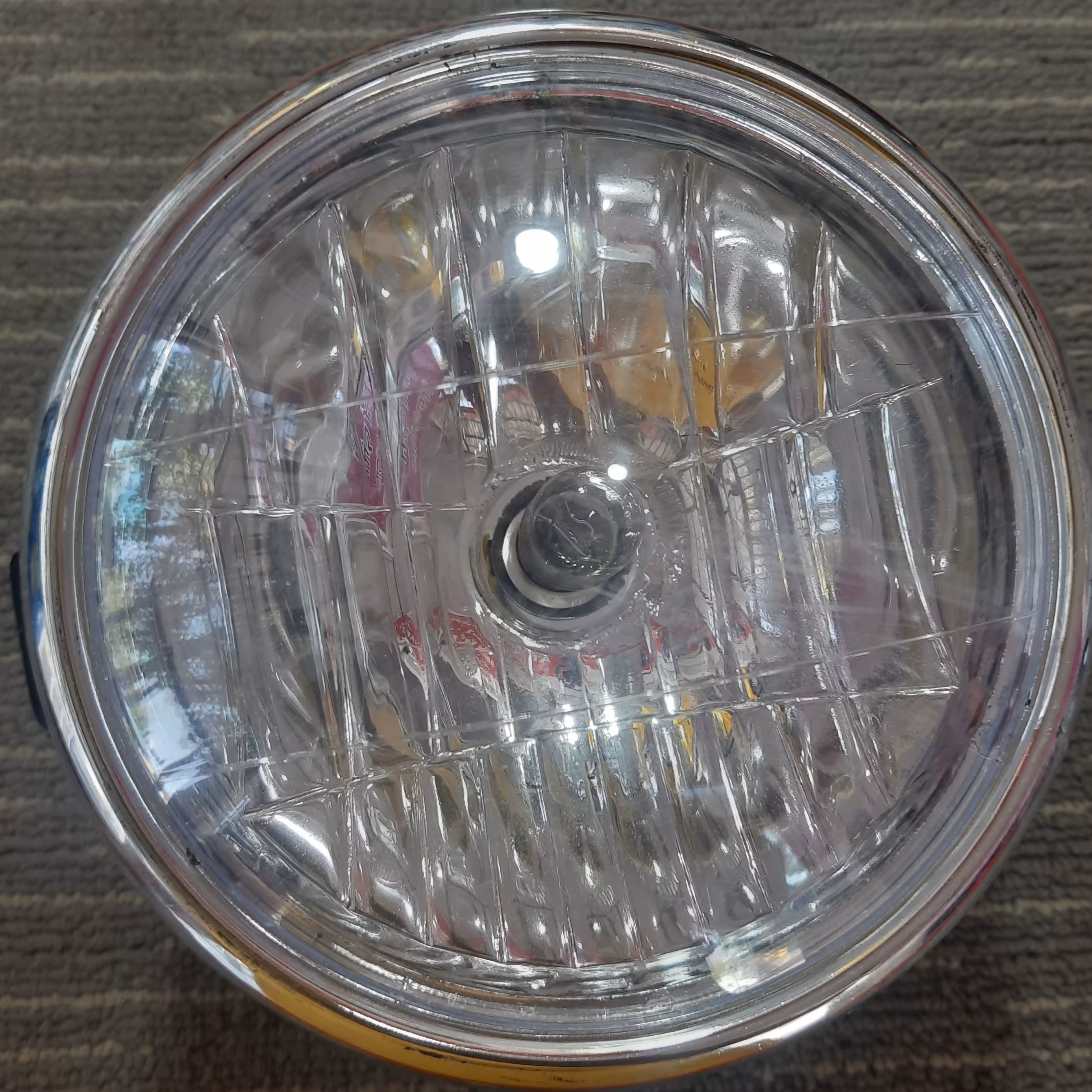 کله چراغ جلو  کامل سی جی همراه با لامپ 