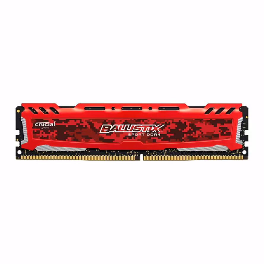 رم کروشیال Ballistix Sport LT Red 8GB 2666MHz CL16
