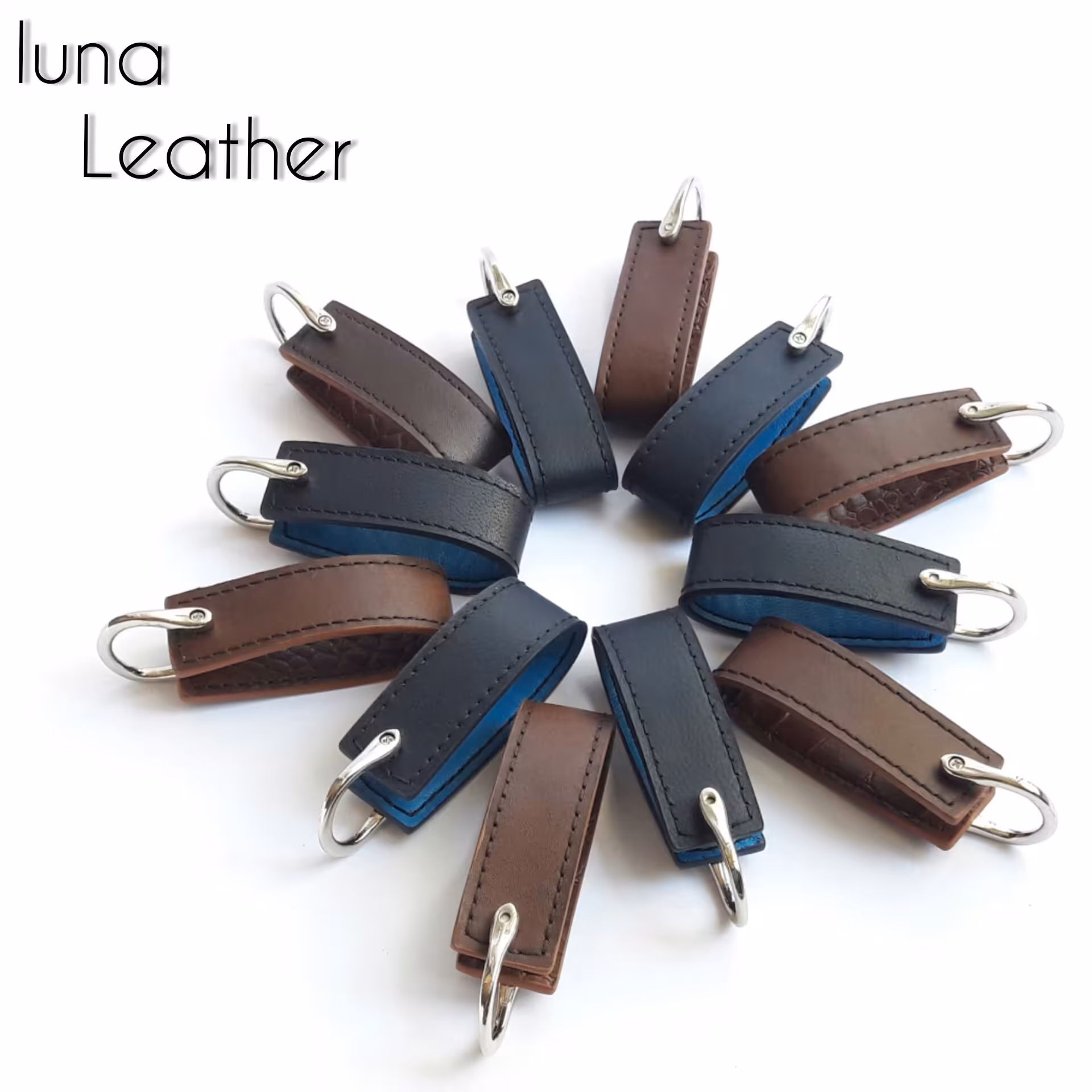 جاکلیدی چرم دست دوز کد 2