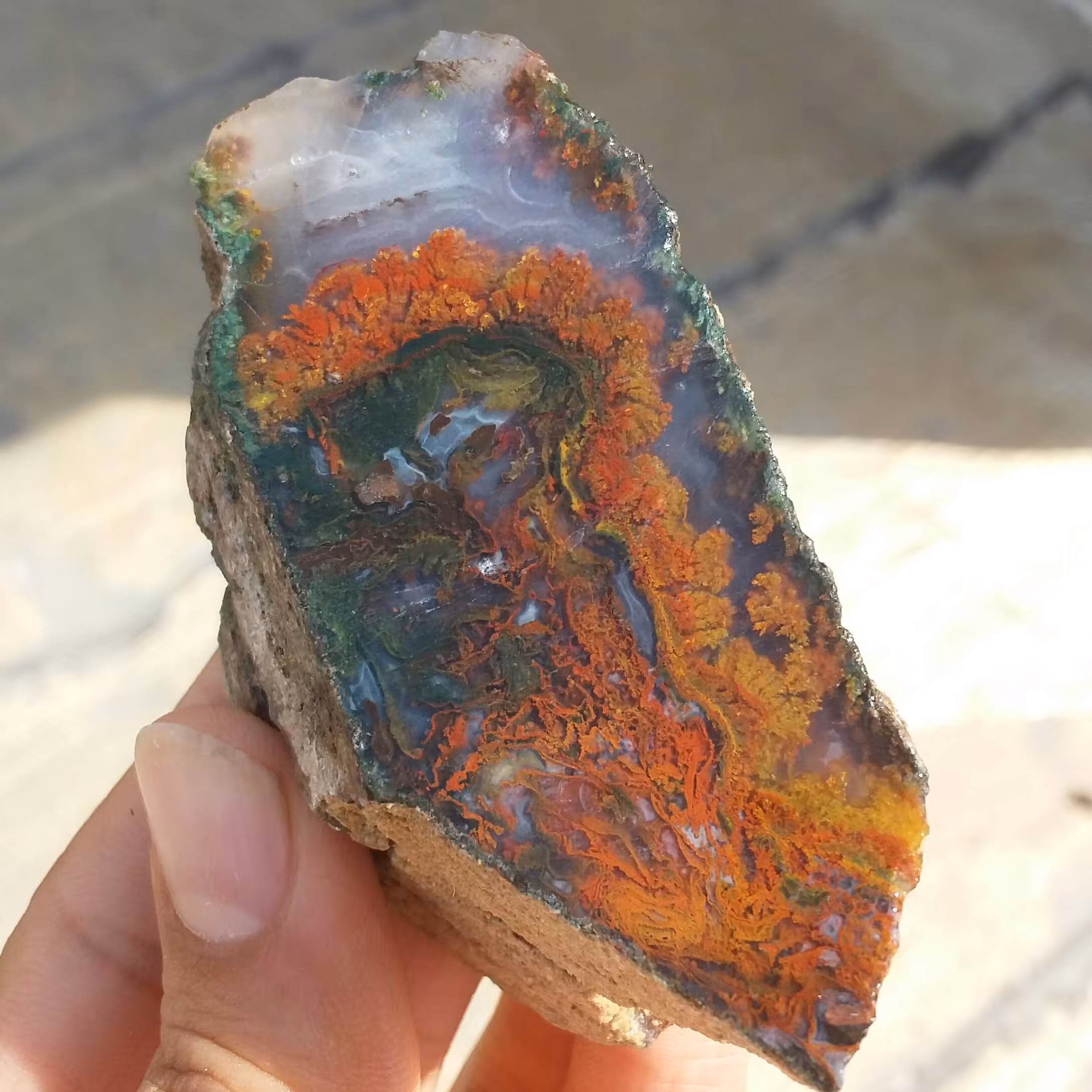 اسلایس سنگ راف عقیق شجر منظره 7رنگ محشر شاهکار خلقت دیدنییییی کاملا طبیعی
با قابلیت ساخت چند نگین فوق العاده
کد 9669