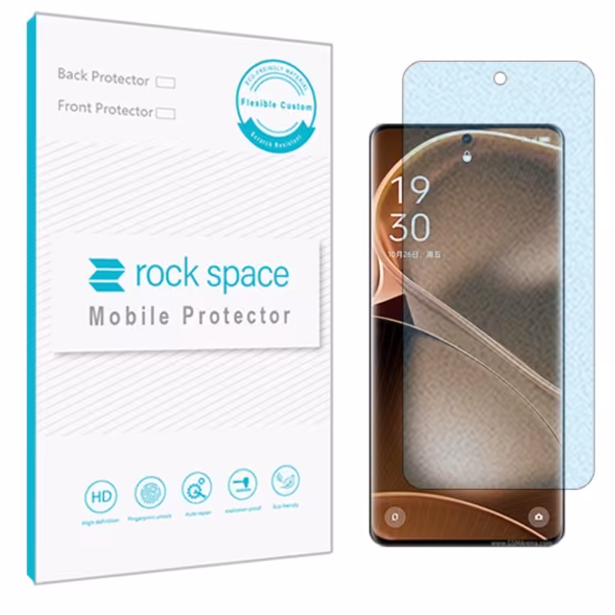  گلس نانو مات بلوکات (ضد اشعه آبی) و ضد ضربه اوپو Find X6 Pro برند راک اسپیس 