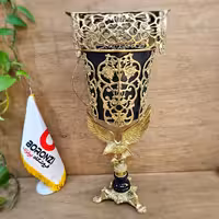 سطل و جا دستمالی برنزی پایه عقاب ارتفاع 50 سانت