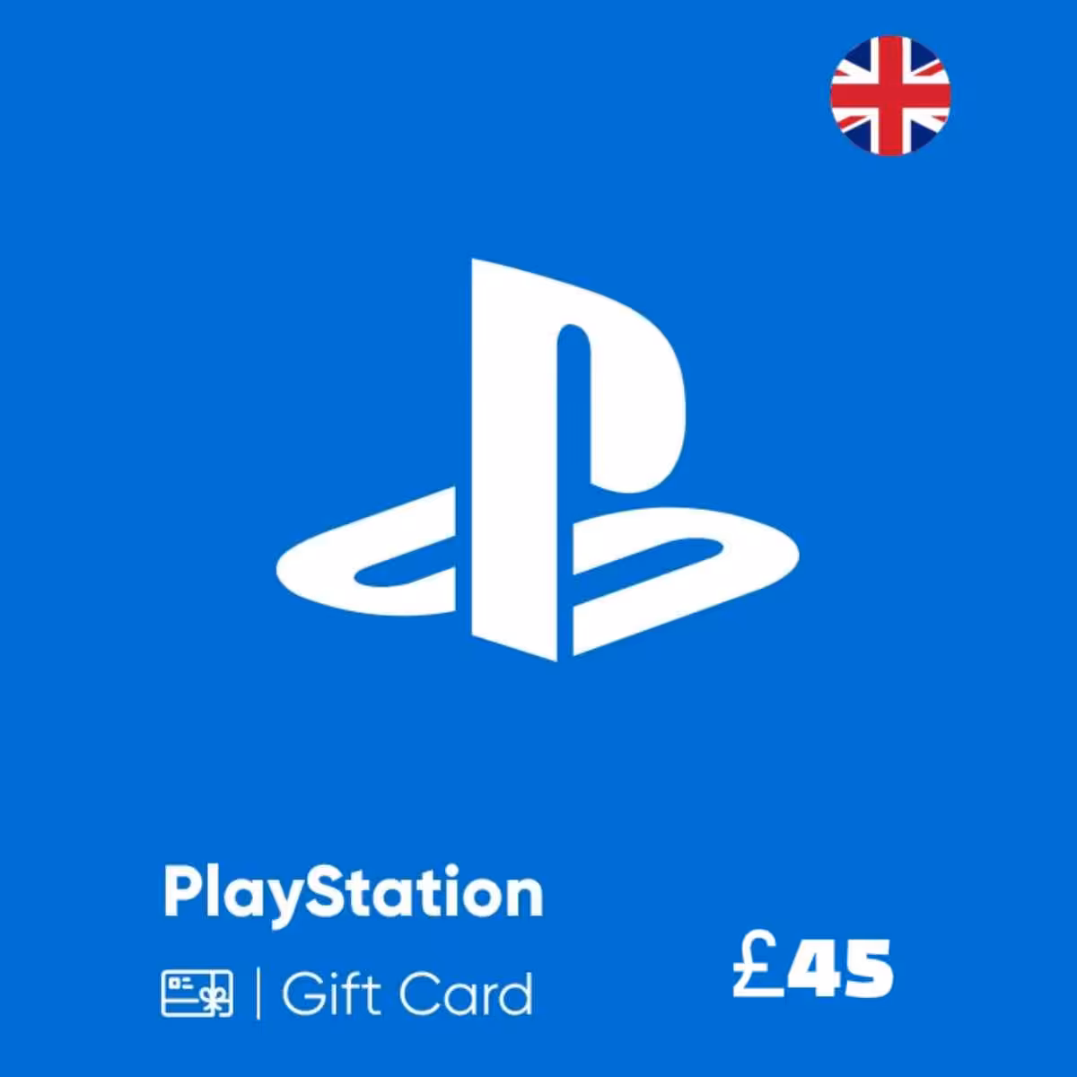 خرید گیفت کارت پلی استیشن انگلستان PSN Gift Card UK £45 با بهترین قیمت