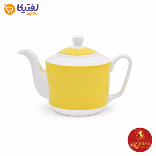 قوری چینی زرین مدل رادیانس سایز 5 طرح آفتاب