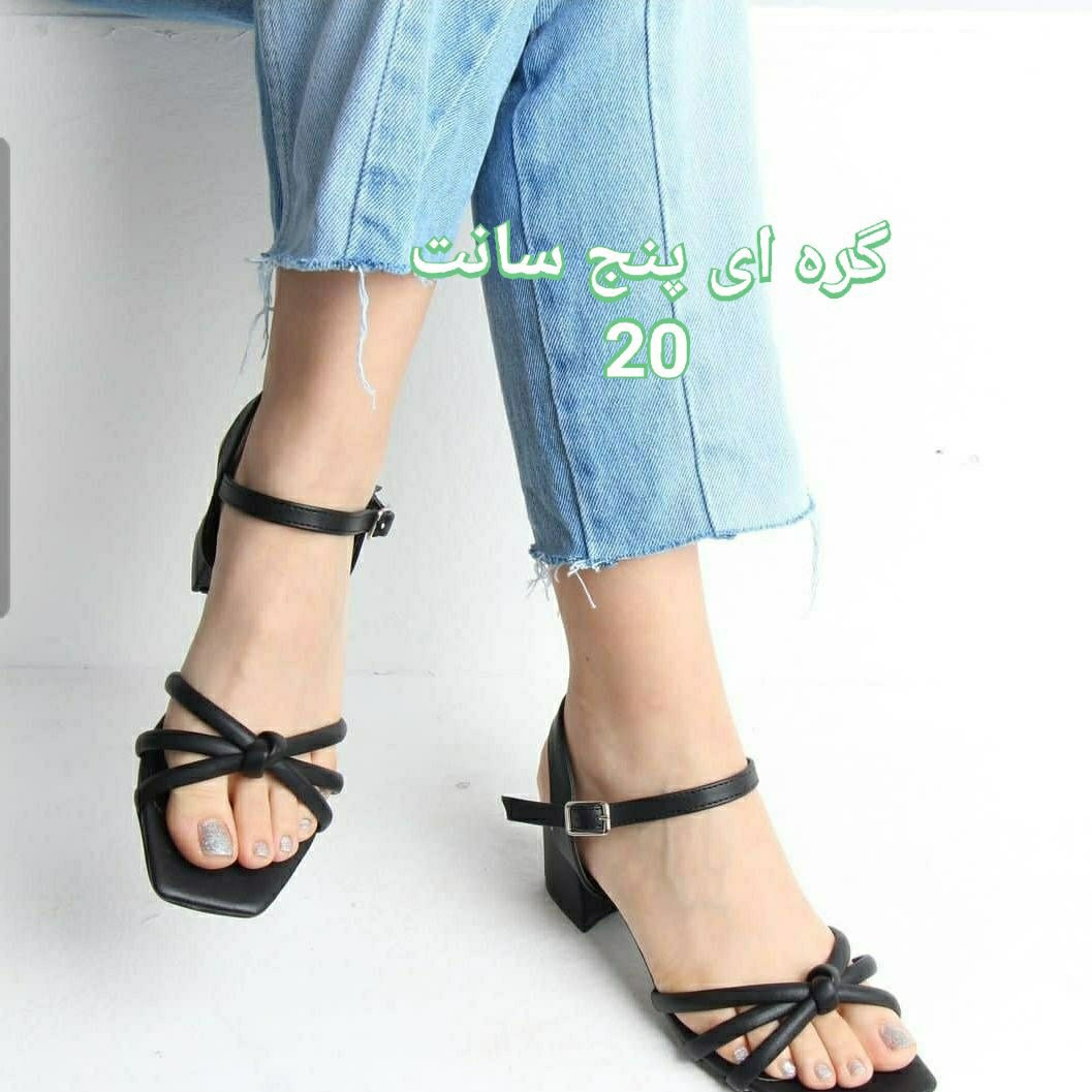 صندل تابستانه زنانه طرح گره ای در 3 رنگ