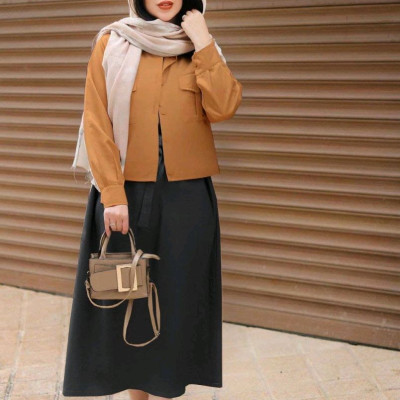 ست دو تیکه کت سارافون یلدا 51308