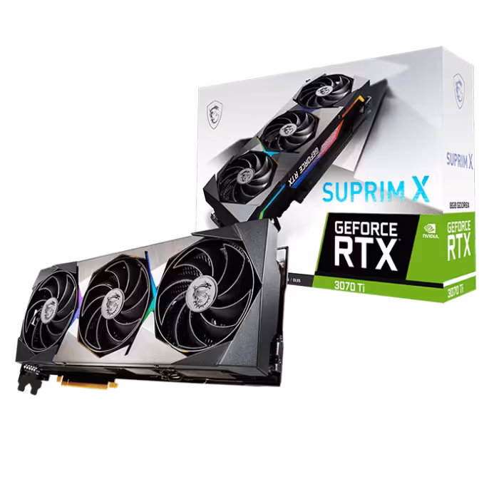 کارت گرافیک ام اس آی RTX 3070Ti SUPRIM X 8G