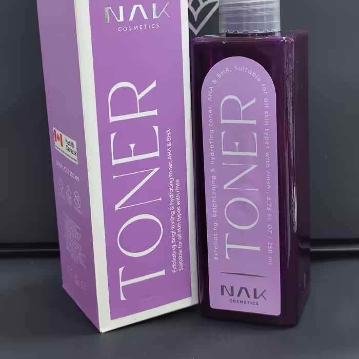 تونر لایه بردار و پاک کننده آرایش صورت و گردن 250 ml مناسب انواع پوست

