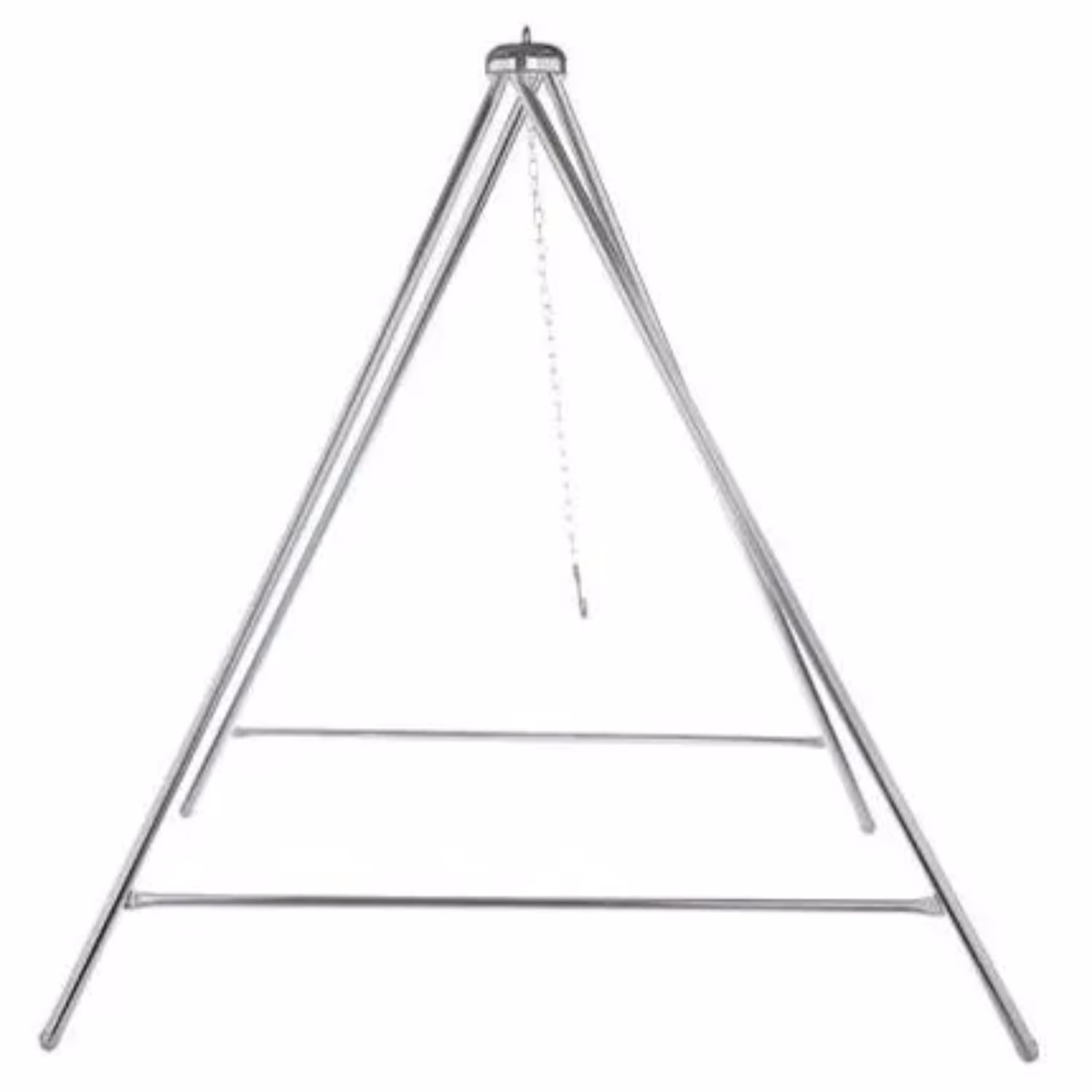 چهارپایه آتش جمع شو آویزدار سفری ارتفاع 100 سانتی