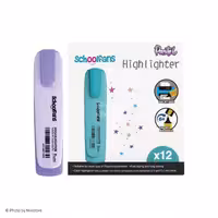 علامت زن(هایلایتر) تخت تک رنگ پاستلی اسکول فنس کد 92301