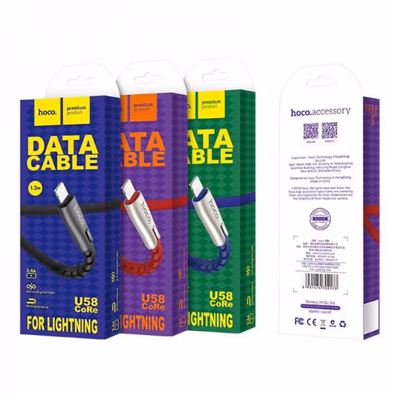 کابل شارژ آیفون هوکو مدل U58