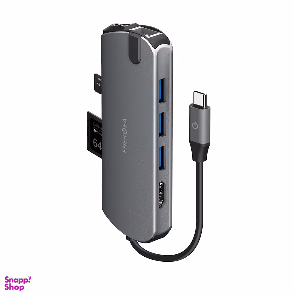 هاب شارژر تایپ سی انرجیا (Energea) مدل AluHub Hd Pro