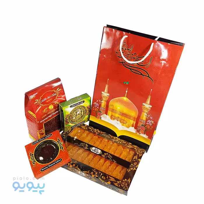 پکیج کامل سوغات دو خاتم سایز بزرگ