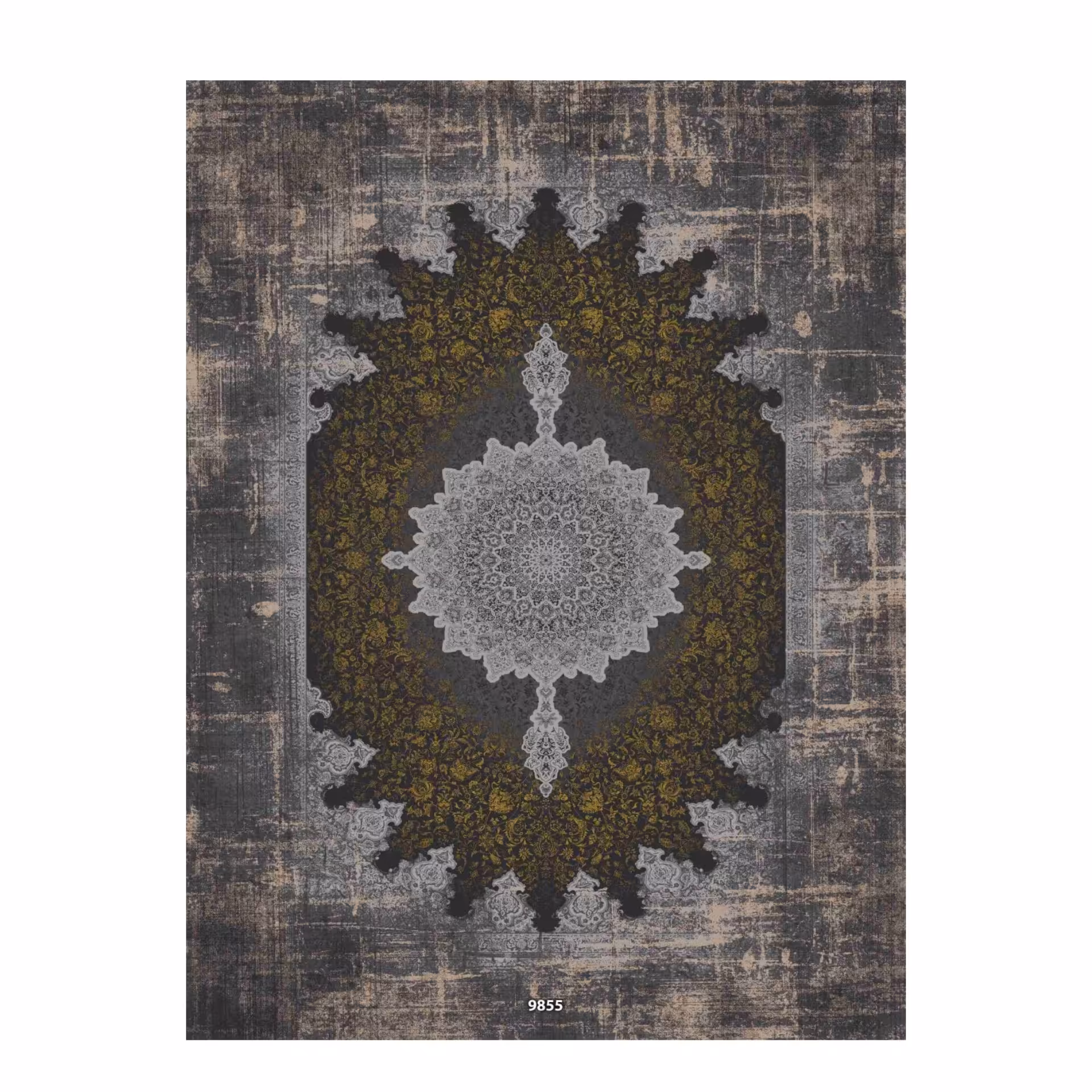فرش وینتیج 9 متری 1200 شانه کد H9855