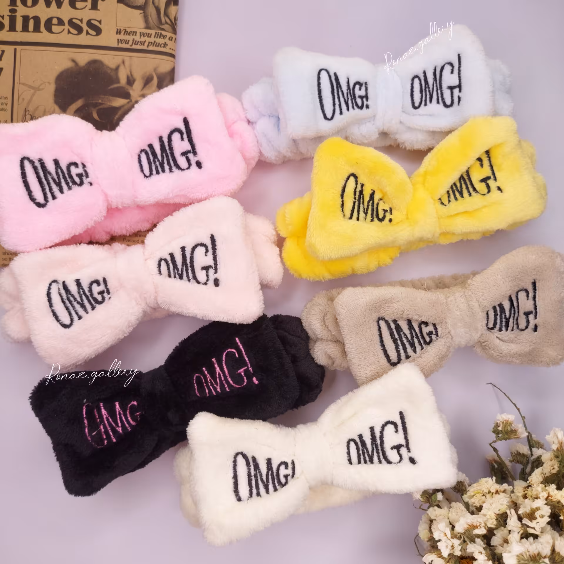 هدبند آرایشی زنانه مدل omg 