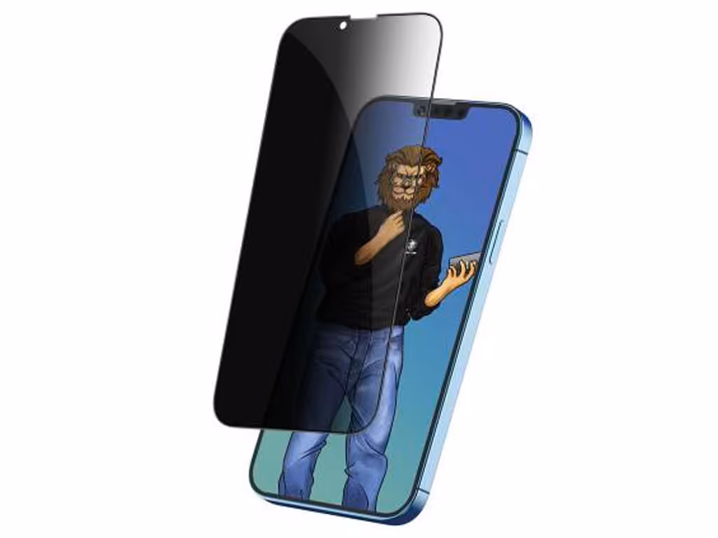 گلس حریم شخصی آیفون 14 پلاس گرین Green iPhone 14 Plus 9H Steve Privacy Anti-Peeping Full Glass