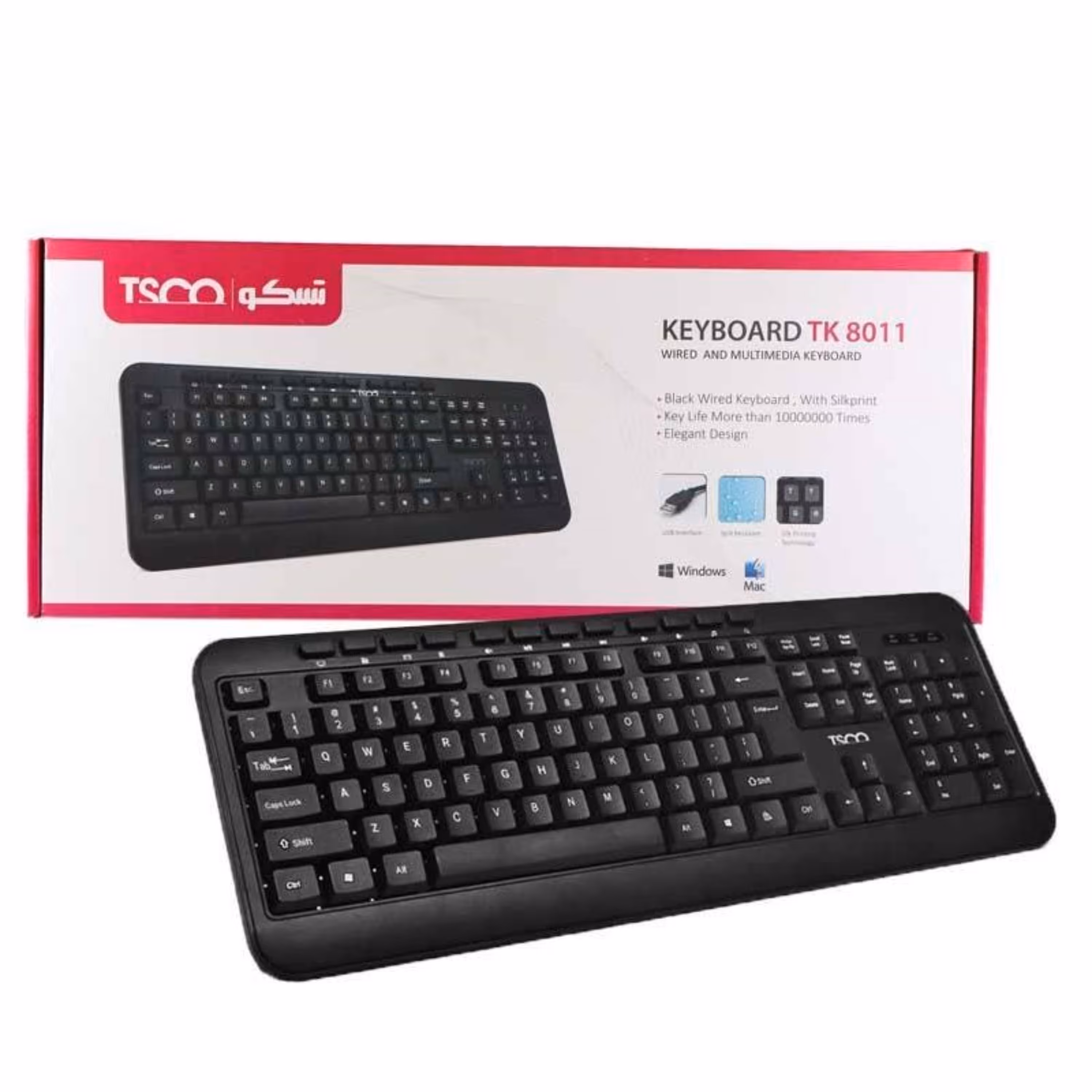 کیبورد تسکو مدل TK-8011