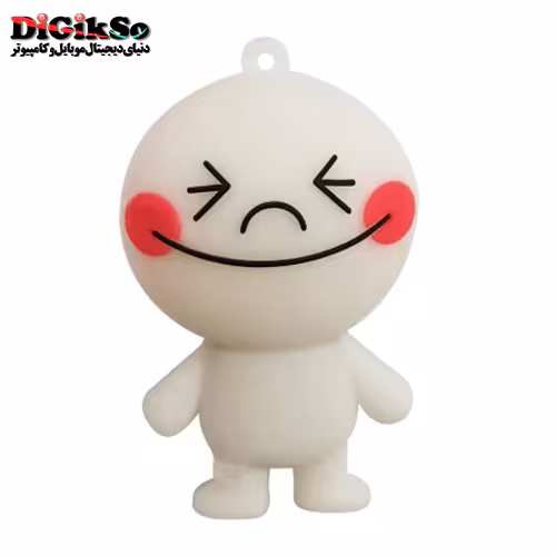 فلش عروسکی 32 گیگ طرح ایموجی مدل  White Emoji BA-11