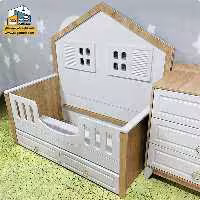 تخت خواب کودک مدل کلبه کد BCP08 - فروشگاه سه گامه