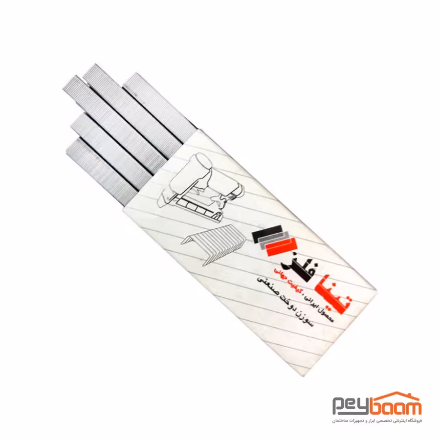 سوزن منگنه تینا فلز آسیا سایز 530/08 بسته 3000 عددی