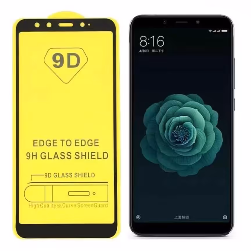 گلس تمام صفحه ضد ضربه if گوشی شیائومی A2 یا Mi A2 و Mi 6x