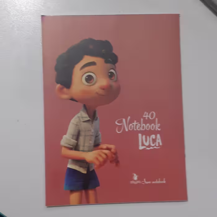 دفتر ساده 40 برگ جلد گلاسه