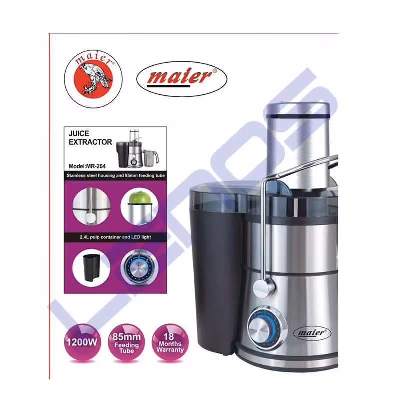 آبمیوه گیری مایر مدل MR-264 با قیمت باور نکردنی