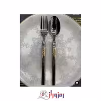 سرویس قاشق و چنگال 30 نفره 157 پارچه فلیکس کمر طلایی سلطنتی