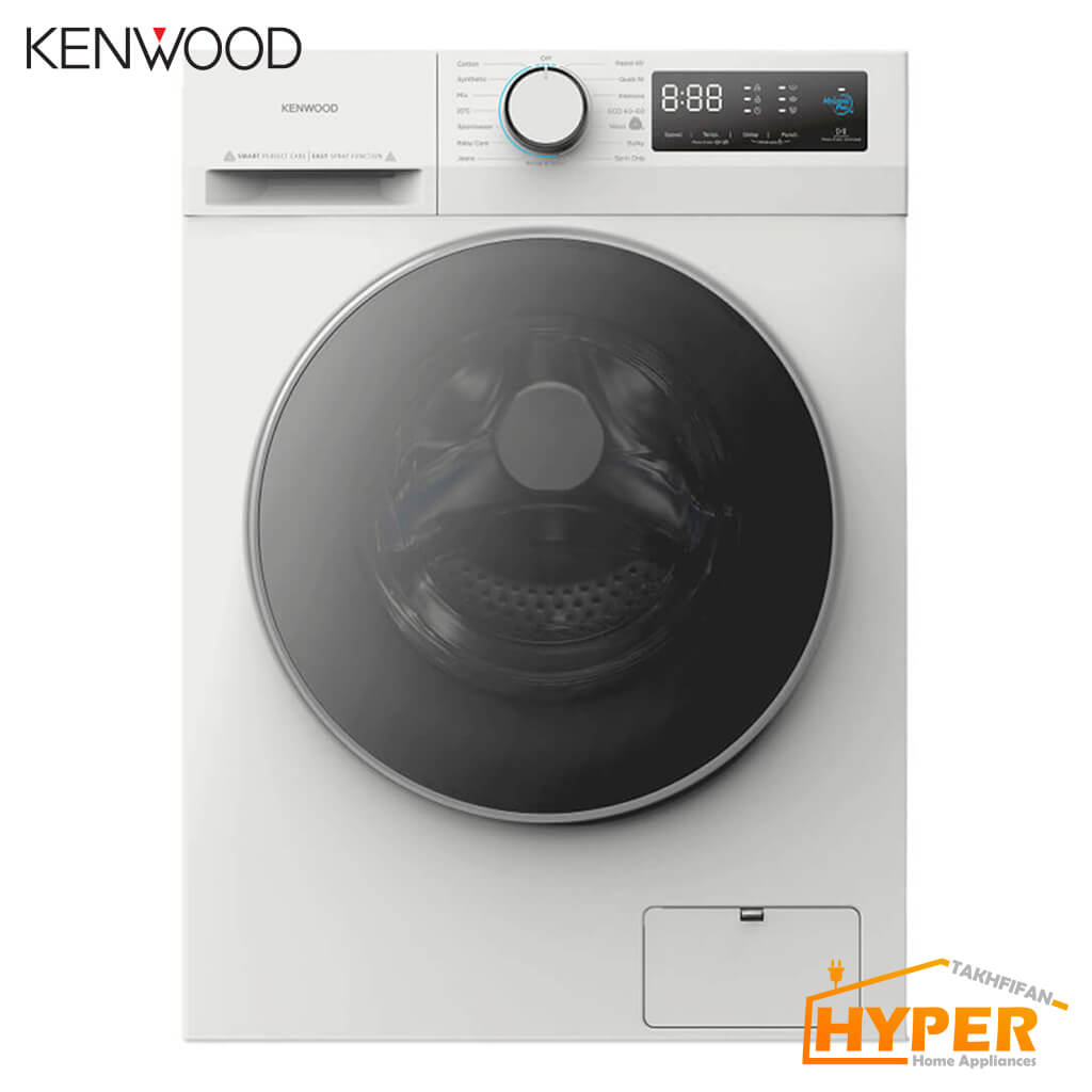ماشین لباسشویی کنوود KW-9460W سفید 9 کیلویی