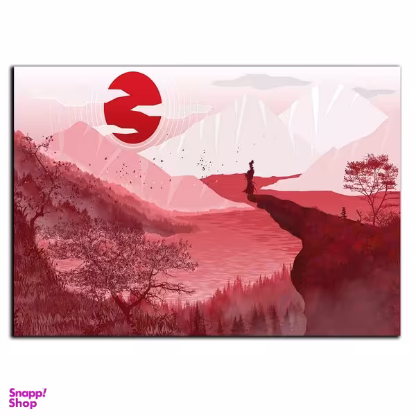 تابلو شاسی بکلیت طرح نقاشی ژاپنی مدل SH-S6185