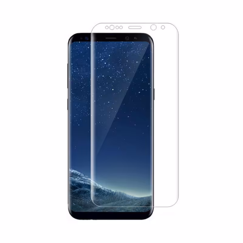 گلس فول چسب خمیده سامسونگ Samsung Galaxy S9 Plus شفاف