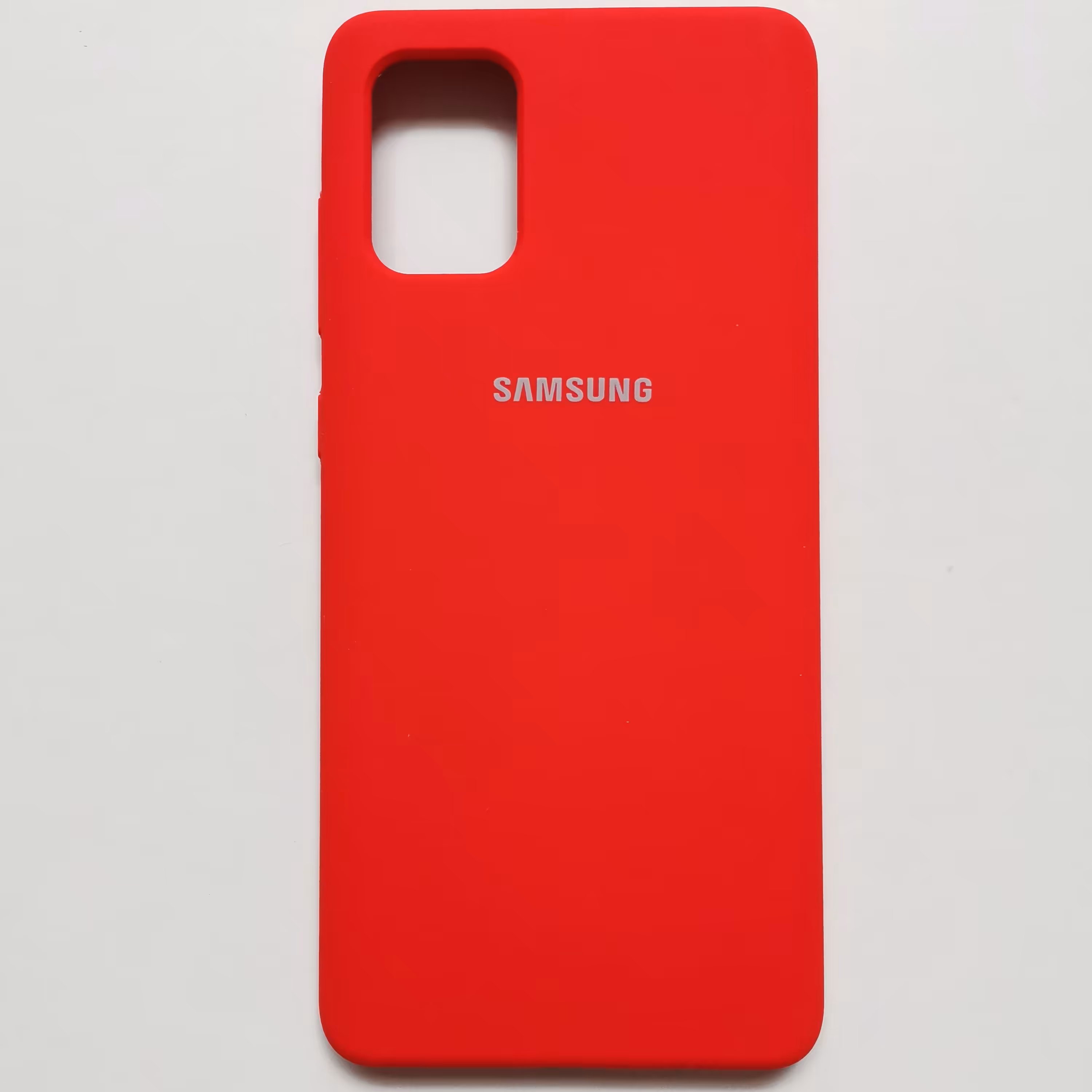 قاب سیلیکونی درجه یک پاک کنی قرمز گوشی سامسونگ A71