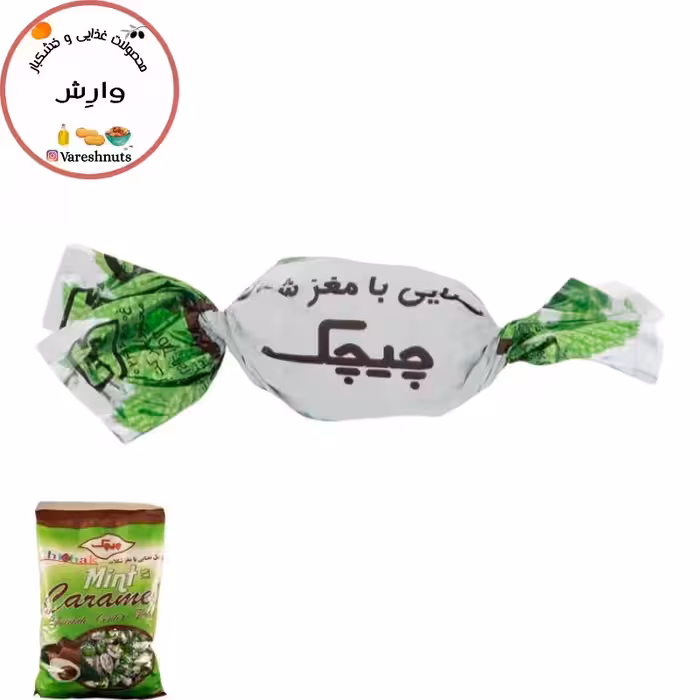 شکلات کاراملی نعنا چیچک 150 گرمی