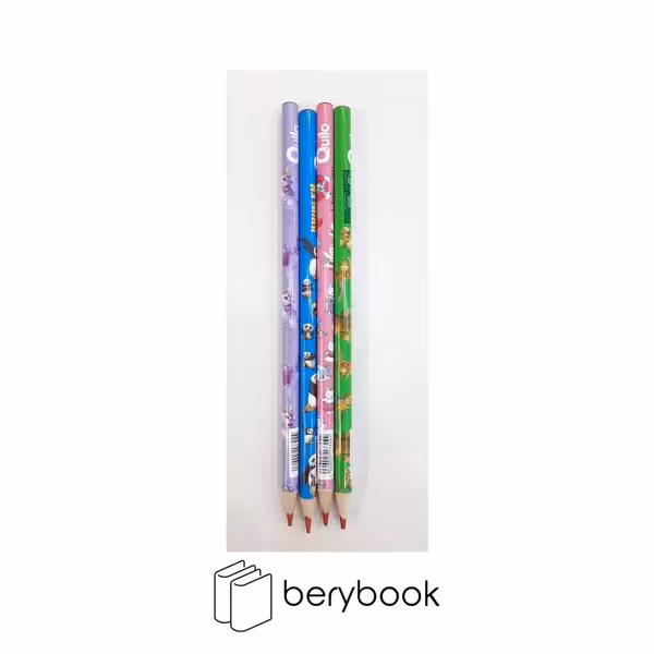 quilo / کوییلو / مداد قرمز / گرد / طرح لئو / پاندا کونگ فو کار / یونی کورن / تک شاخ