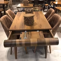 میز نهارخوری 6نفره چوبی تبدیلی