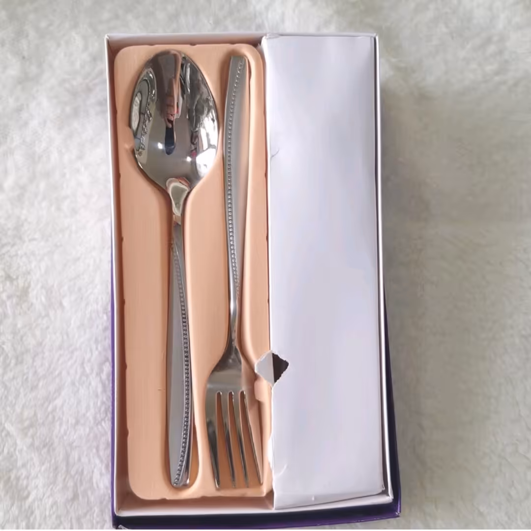 قاشق و چنگال یونیک اصل ضد آهن ربا مدل برلیان