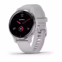 ساعت هوشمند گارمین مدل Venu 2S Silver Stainless Steel Bezel with Mist Gray Case and Silicone Band