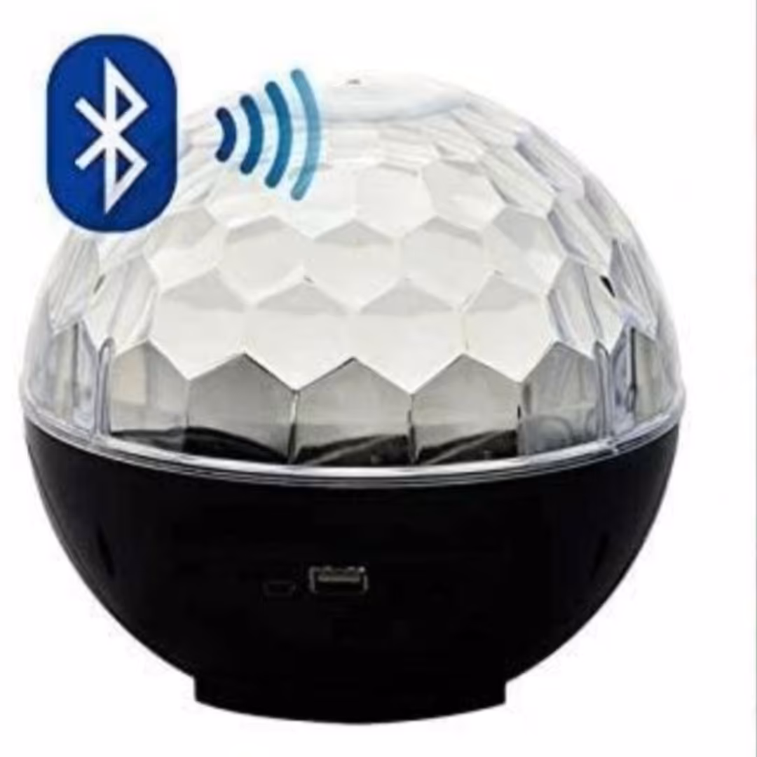 لامپ دیسکویی (رقص نور ) بلوتوثی  اسپیکر دار 